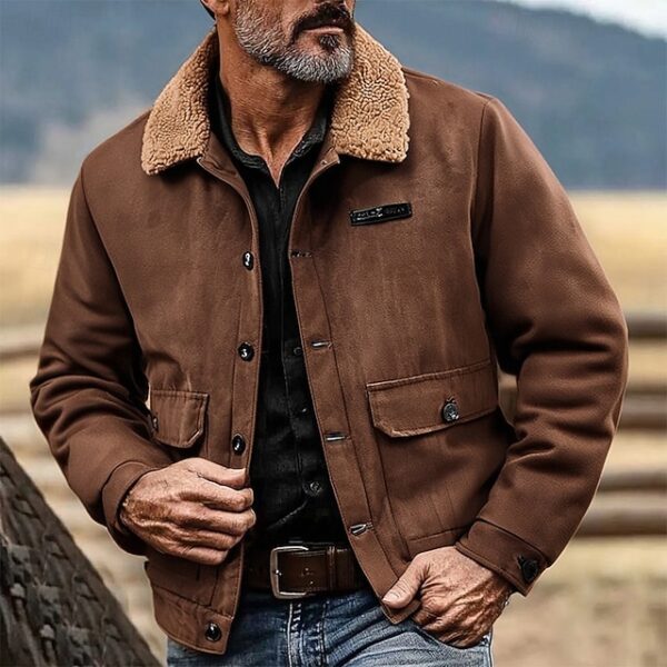 Casual Jacket Vacation Daily Thermal Warm Pocket Fleece Jacket