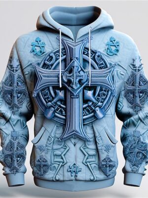 Long Sleeve Hooded Holiday Going out Streetwear Print Hoodies